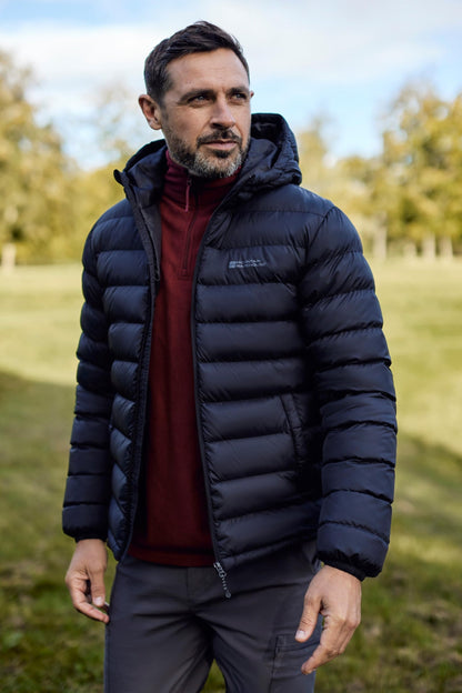 - Mountain Warehouse Mens Padded Jacket | Water Resistant Jacket, Lightweight, Warm, Lab Tested to -30C -