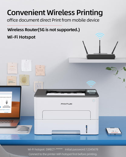 - Pantum P3018DW Wireless Laser Printer | Monochrome Auto Duplex Laser Printers -
