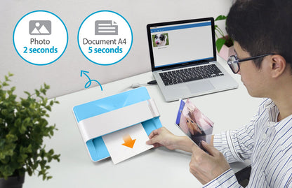 - Plustek ePhoto Z300 A4 Document Scanner -