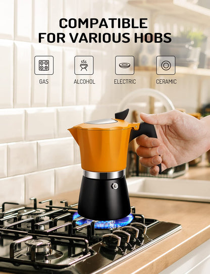 - TWOMEOW | Stovetop Coffee Maker | Espresso | Italian Moka Pot -