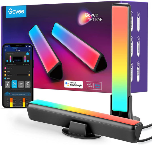 - Govee LED Light Bars | Smart WiFi RGBIC TV Backlight | Gaming Lights with Scene and Music Modes -