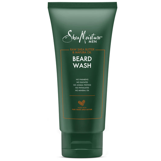 - Shea Moisture Mens Beard Wash | Premium All Natural ingredients | Maracuja Oil & Shea Butter | Deep Clean & Refresh Cleanser | 6 Ounce -