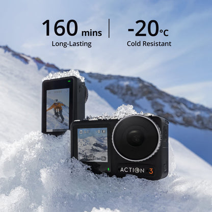 - DJI Osmo Action 3 Standard Combo | Waterproof Action Camera | 4K HDR & Super-Wide FOV -