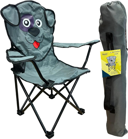 - Kids Camping Chair Kids Garden Chair | Toddler Saftey Lock | Lightweight Childs Compact Chair with Cup Holder -