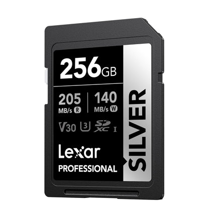 - Lexar Professional SILVER SD Card | 256GB -