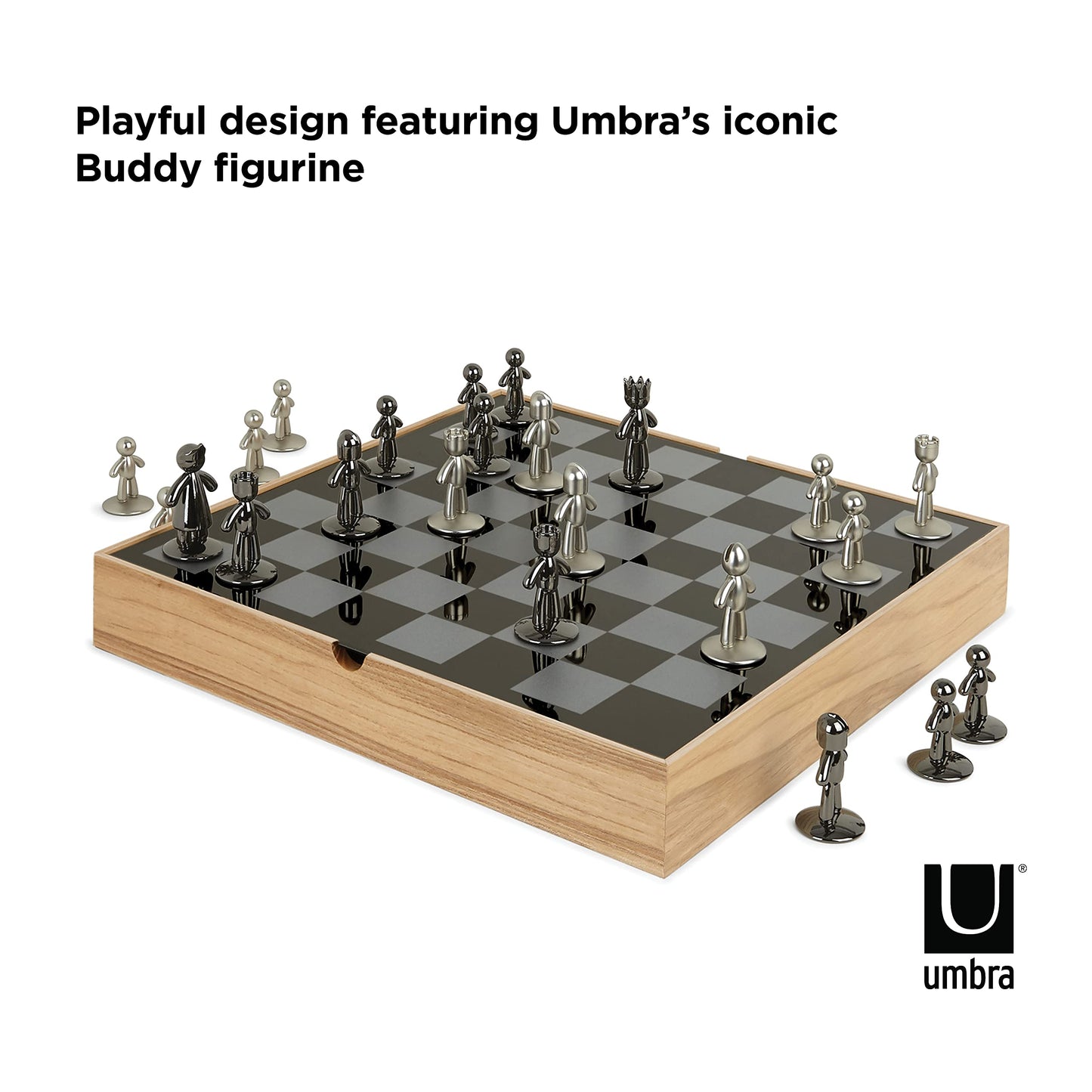- Umbra Buddy Chess Set | Natural -