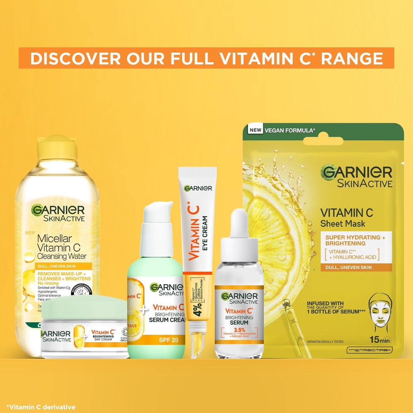 - Garnier Eye Cream | With 4% Vitamin C | Brightening Eye Treatment For Dark Circles -