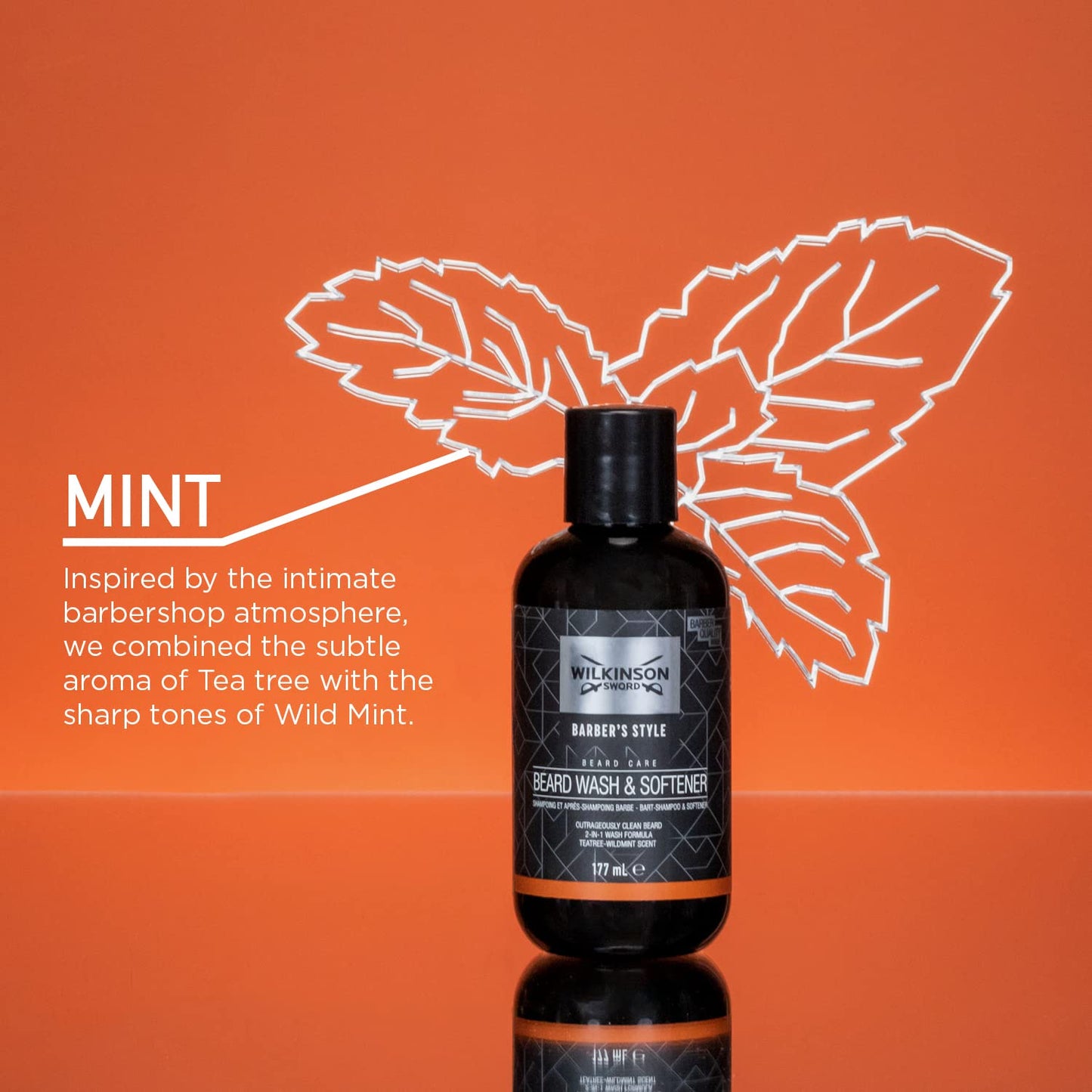 - Wilkinson Sword - Barber's Style For Men | Beard Wash & Softener | 177ml