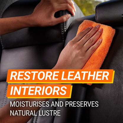 Armor All, Leather Care Gel, Cleans and Conditions your Leather Seats, Keeps Leather Looking New and Protects Against Spills and Stains, Ideal for Car & Motorcycle Detailing, Made in the UK