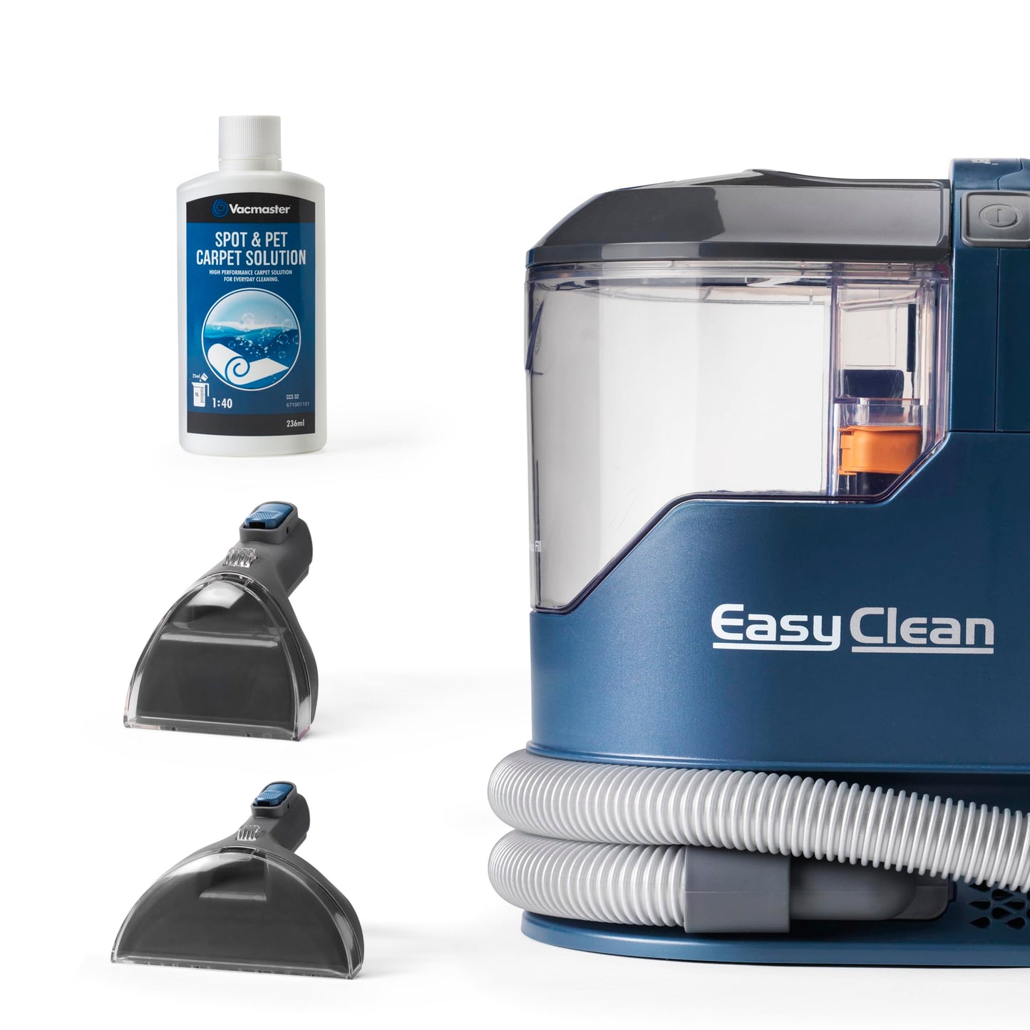 - Vacmaster EasyClean Carpet Spot Cleaner for carpets, stairs and upholstery -