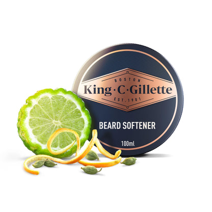 - King C. Gillette Beard Balm for Men | 100 ml |  Facial Hair Moisturiser -