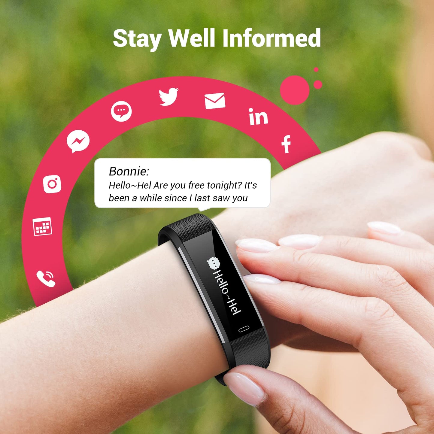 - Runlio Fitness Tracker | Sleep Monitor |Activity Tracker | Step and Calories Counter -