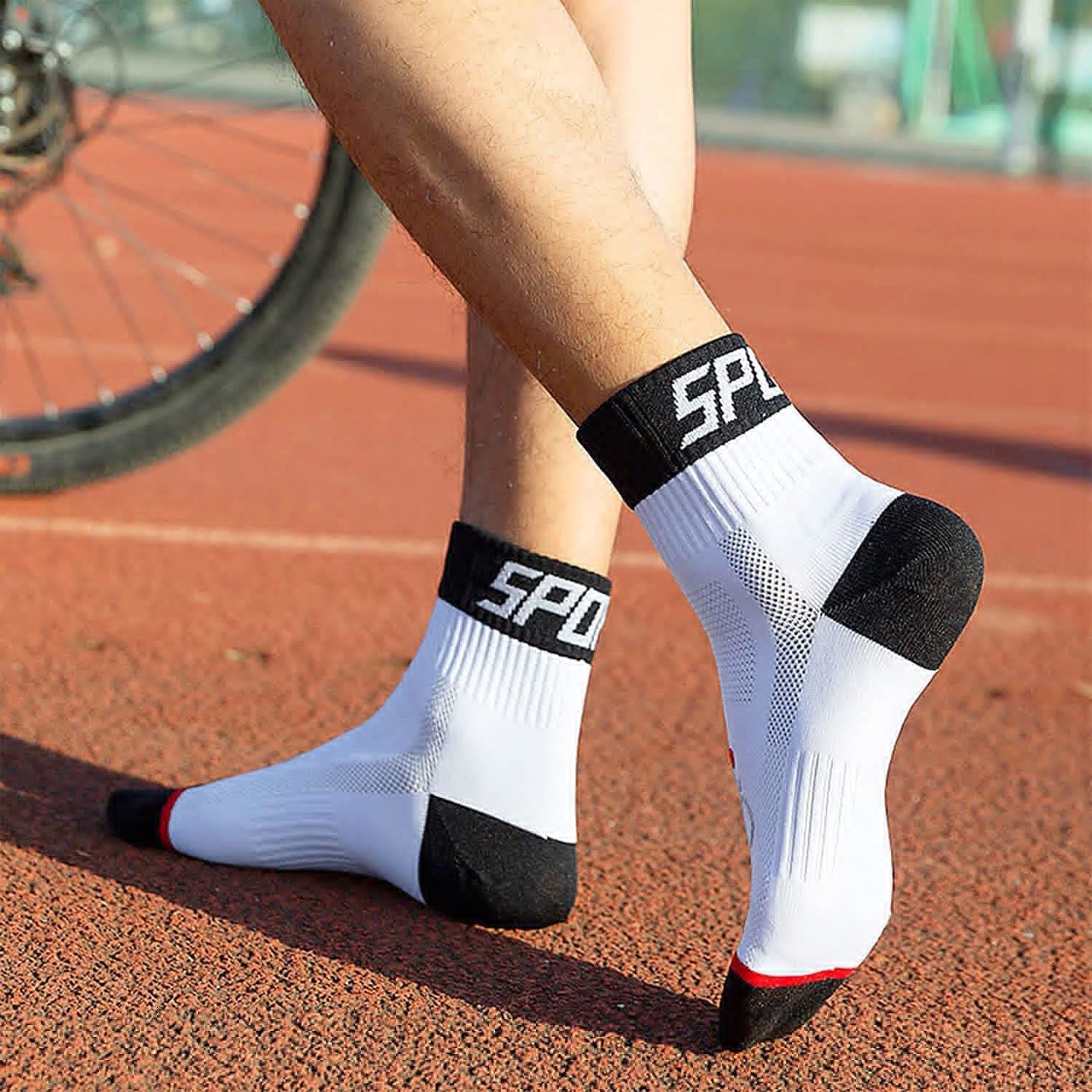 - Geebuzz 5 Pack Sports Cycling Socks | Colorful Anti Smell Ankle Athletic Socks For Running, Hiking (5pack) -
