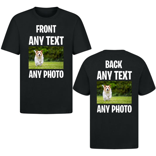 - Personalised Any Photo | Any Text | T Shirt -