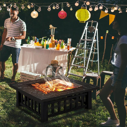 - Yaheetech 3 in 1 Fire Pit for Garden & Outdoor Patio Heater (with Lid).