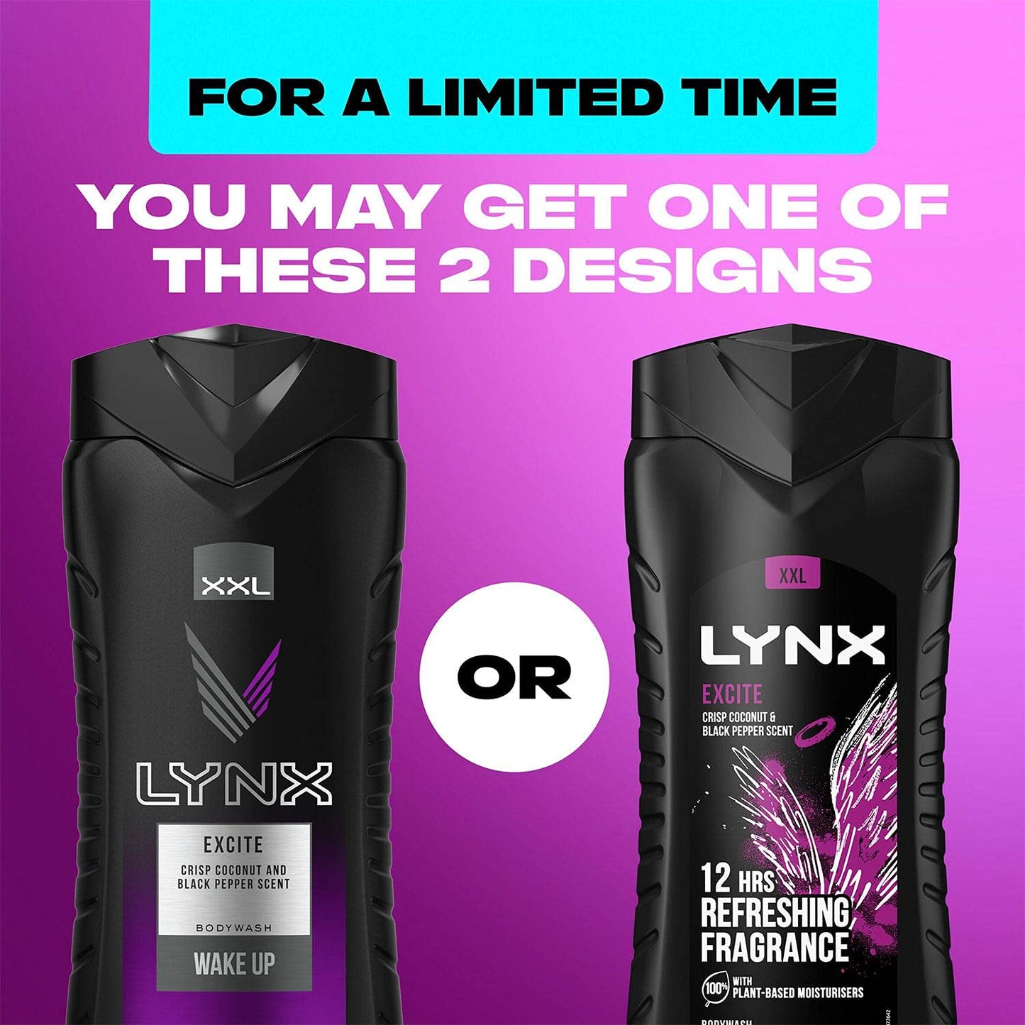 - Lynx Excite Shower Gel Mens Body Wash -
