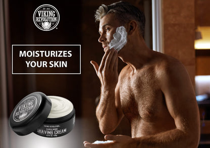 - Luxury Shaving Cream for Men | Sandalwood Scent | Soft, Smooth & Silky Shaving Soap -