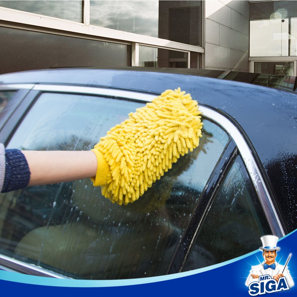 - MR.SIGA Microfiber Car Wash Mitts -
