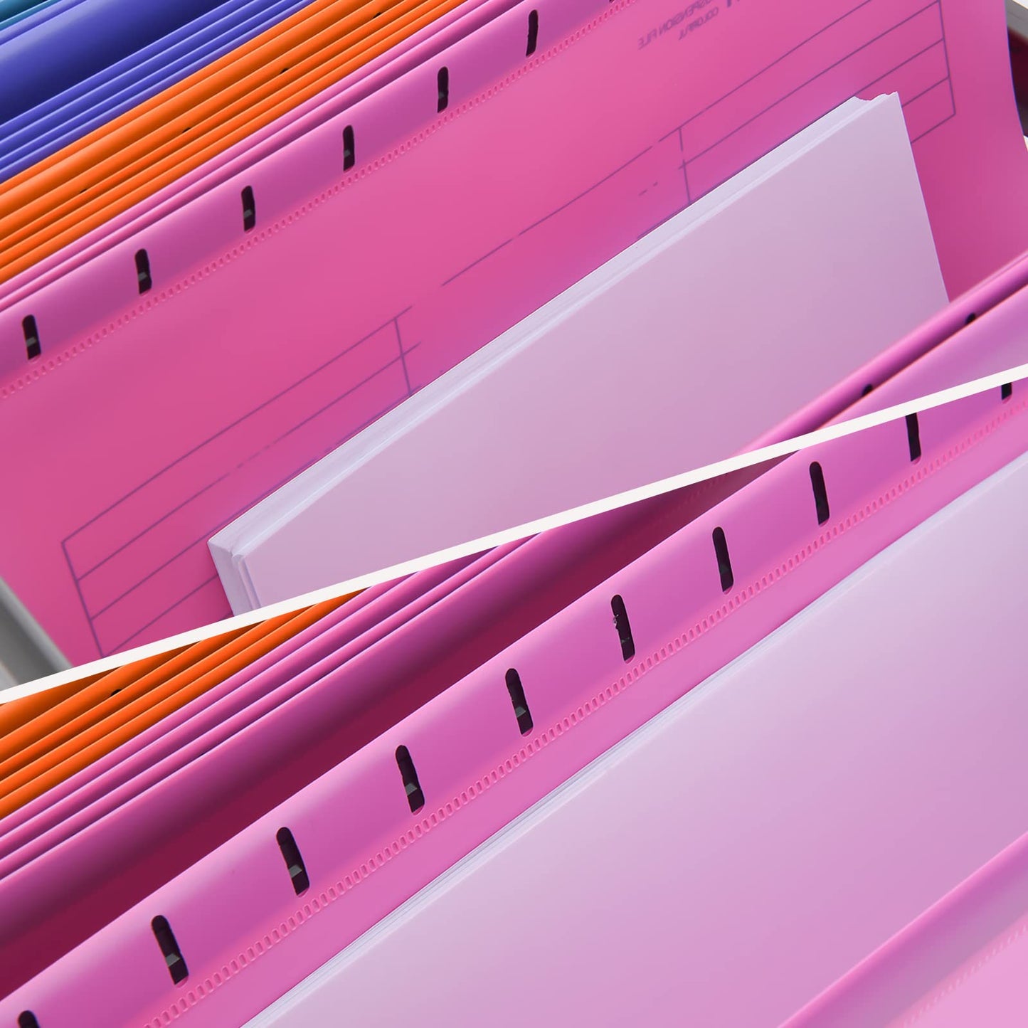 - Hiziwimi 15Pcs PP Material Filing Cabinet | A4 | File Folder -