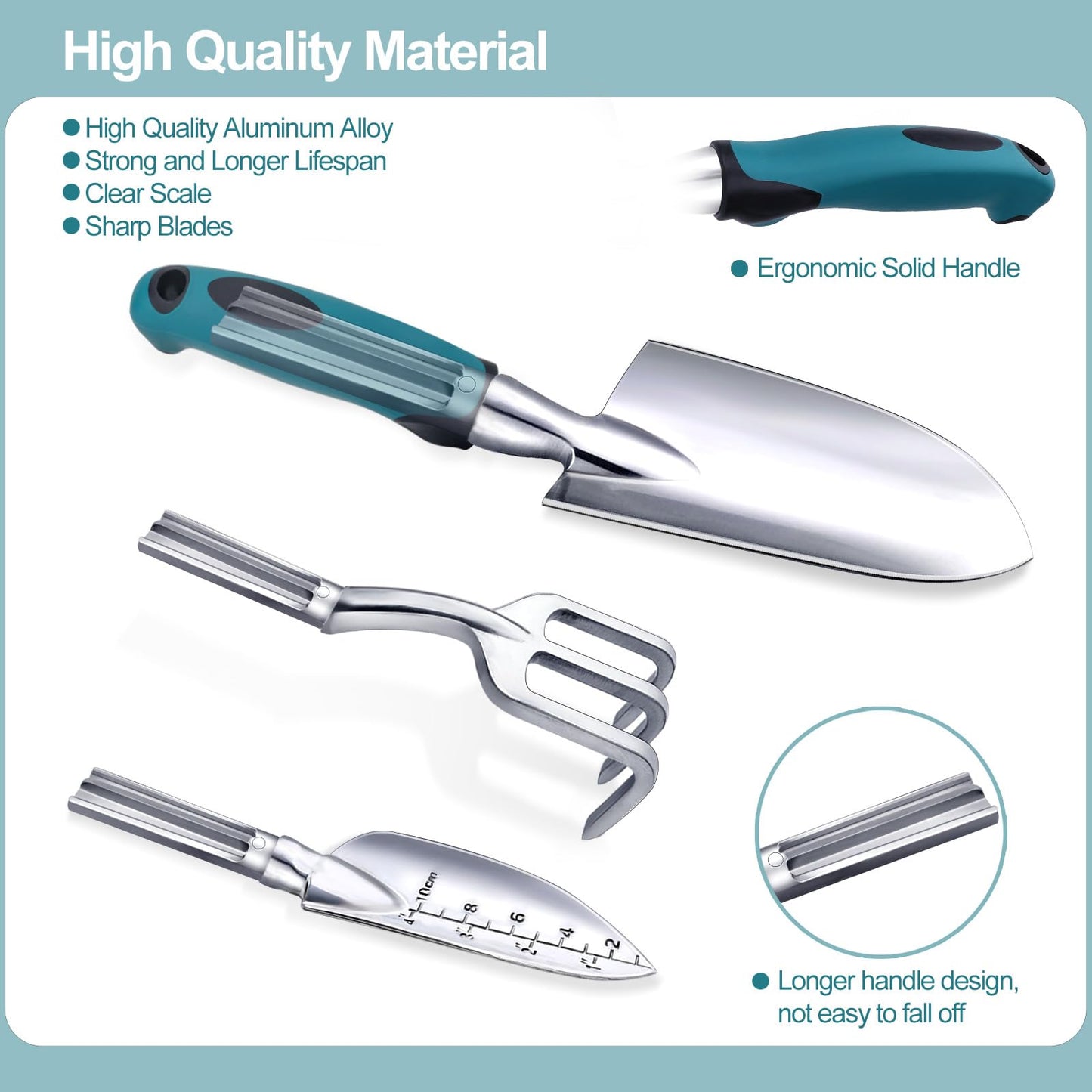 - Kynup Garden Tools Set | 7 Pieces Gardening Hand Tools -