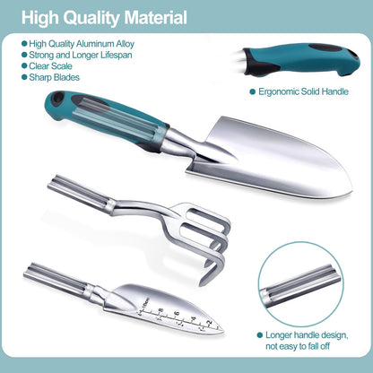 - Kynup Garden Tools Set | 7 Pieces Gardening Hand Tools -