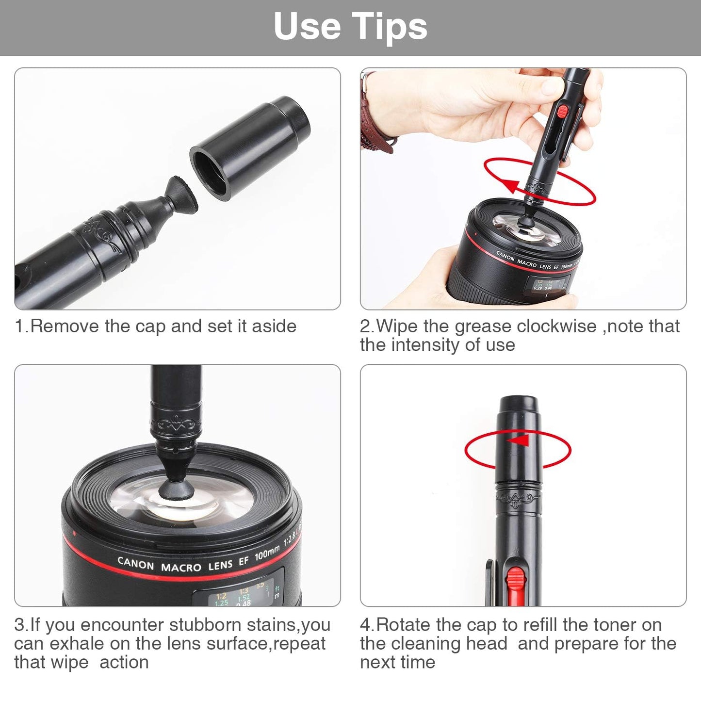 - Professional Camera Cleaning Kit with Blowing Bottle | Cleaning Solution | Lens Cleaning PEN -