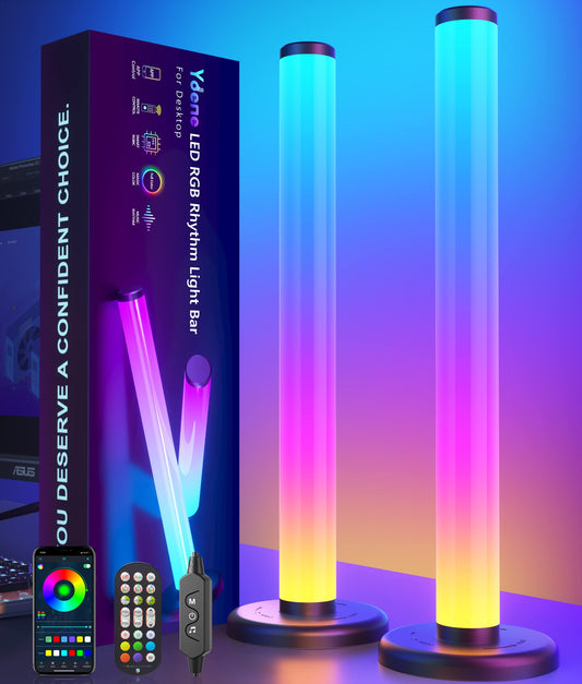 - Ydene LED Smart Light Bar, 360°RGB Lights