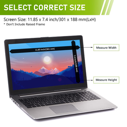 - SOPPY 14 inch Anti Spy Laptop Privacy Screen Filter for 16:10 Widescreen Display | Anti Glare Screen Protector for NoteBook -