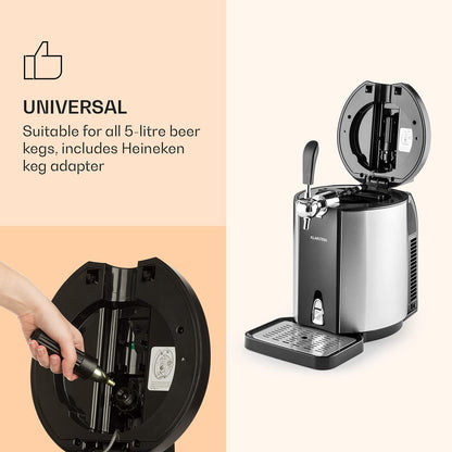 - Klarstein Skal Beer Dispenser | Thermoelectic Beer Cooler |  Beer Machine -