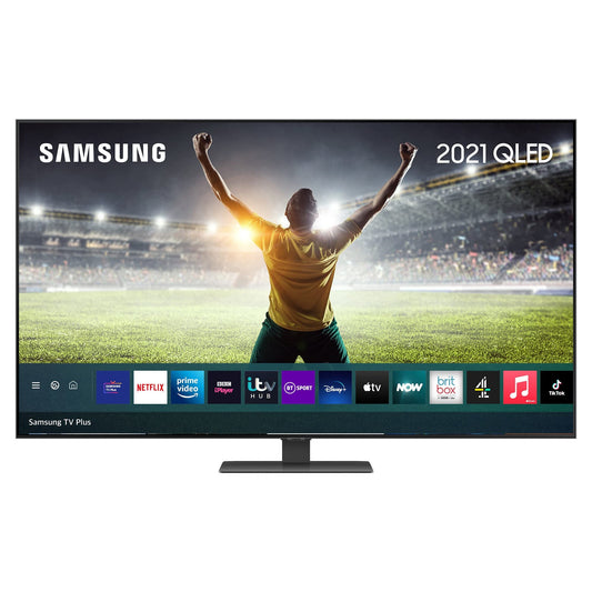 - Samsung 75 Inch Q80A QLED 4K Smart TV | HD QLED TV | Ultrawide Game View -