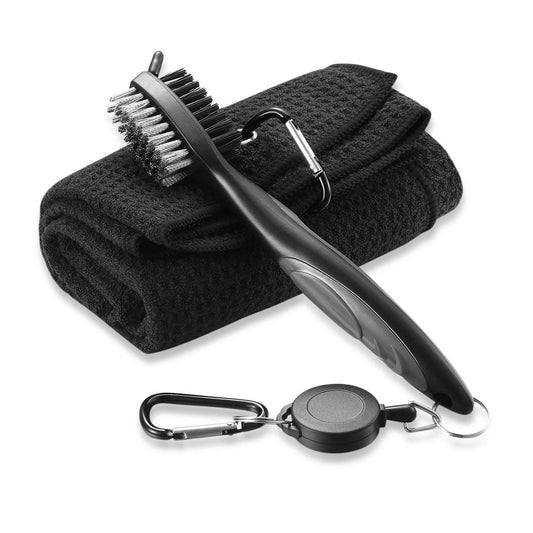 - pzihao Golf Club Brush | Microfibe Towel Kit -
