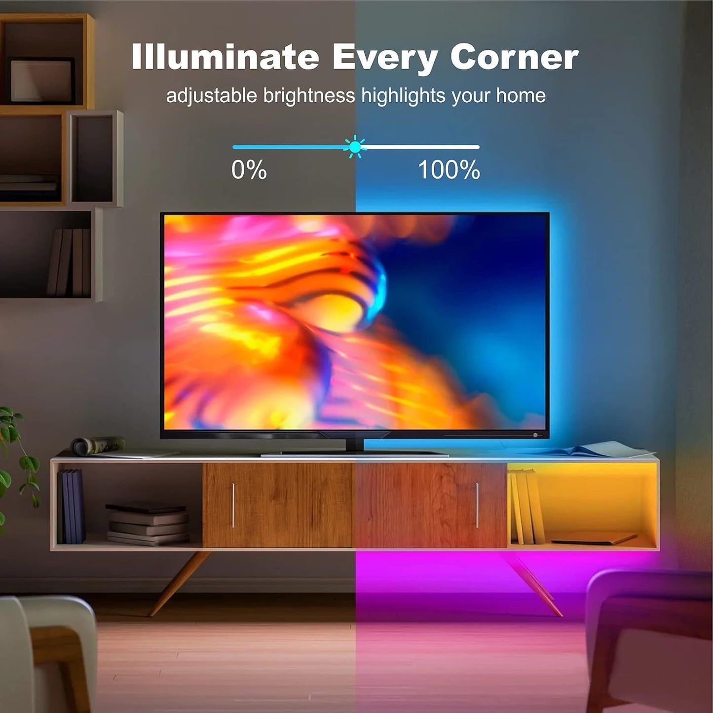 - SINWE 30M Led Strip Lights | Music Sync Led Lights | 44 Keys Remote -