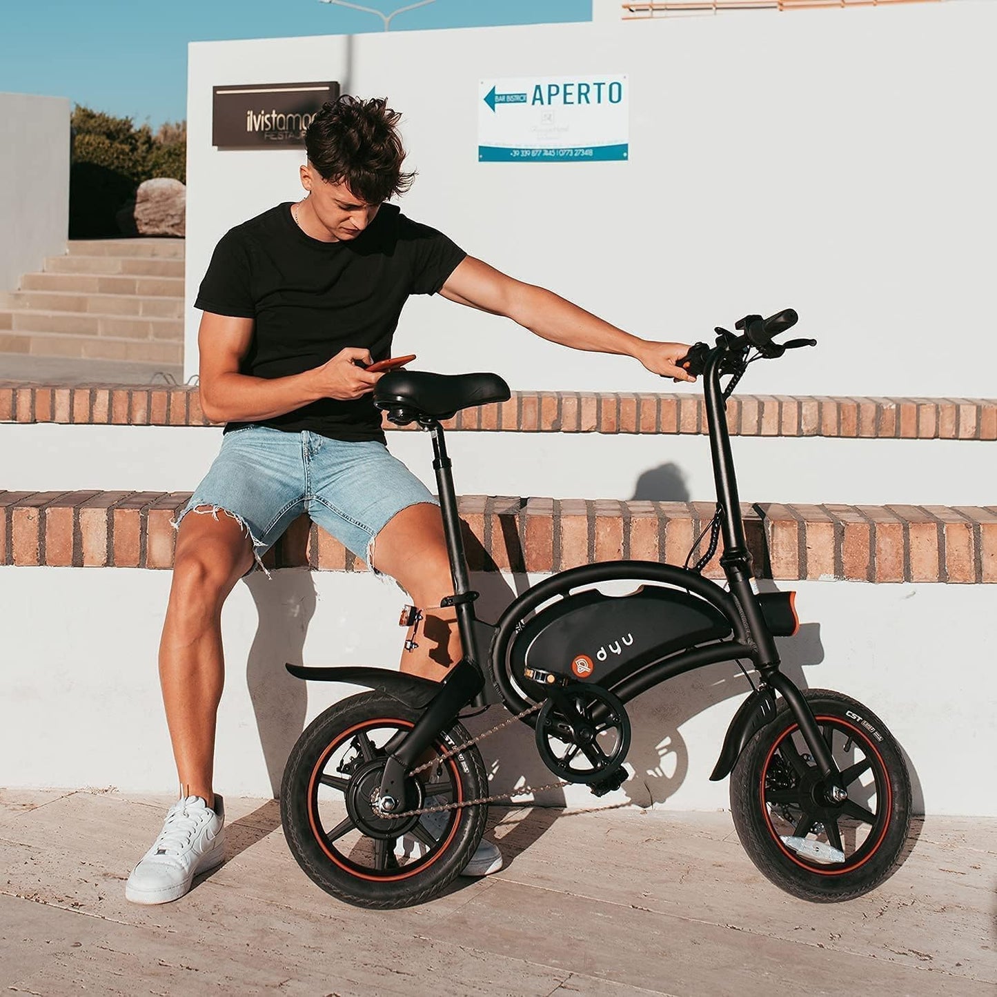 - DYU Folding Electric Bike | 14 inch Portable E-bike | Smart Electric Bicycle -