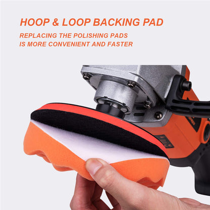 - TOPWAY Car Polisher Set | 180mm and 150mm Electronic Variable Speed Angle Sander -