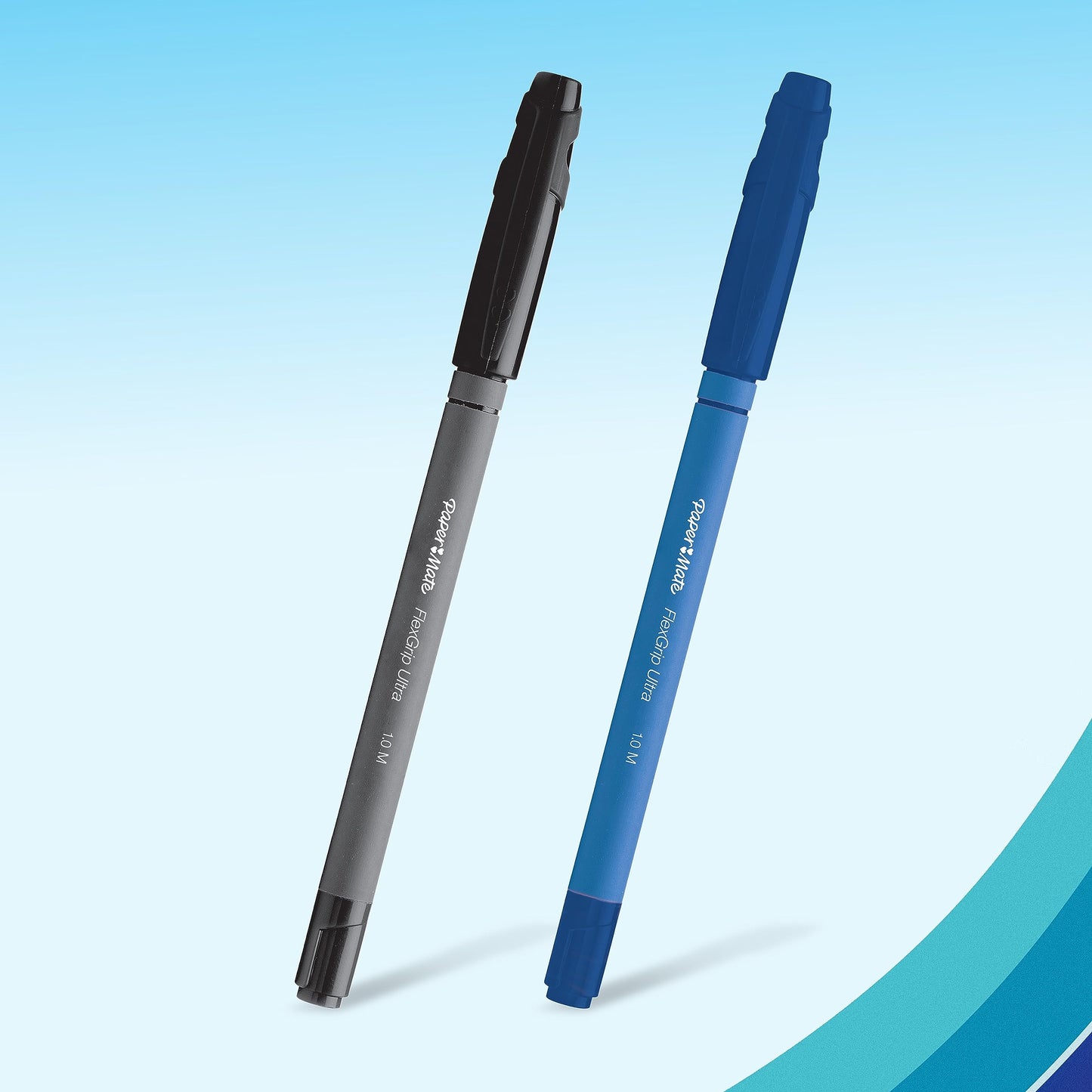 - Paper Mate Flexgrip Ultra Ballpoint Pens | Medium Point (1.0mm) | Blue | 12 Count -