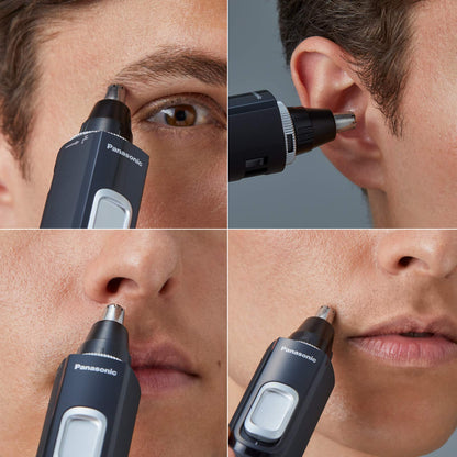 - Panasonic ER-GN300K503 | Electric Facial Ear Eyebrow and Nose Hair Trimmer -