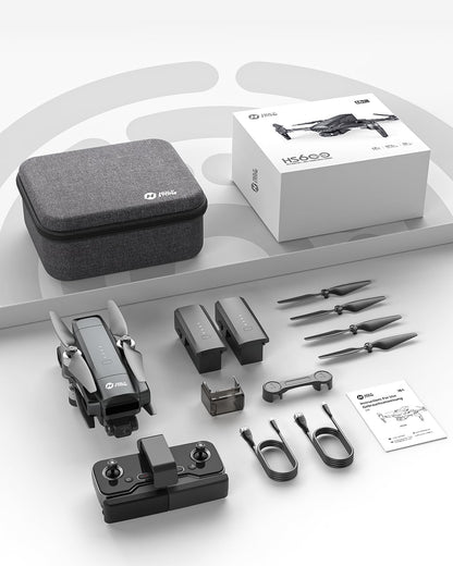 - Holy Stone HS600 2-Axis Gimbal Drones | 4K EIS Camera | 2 Batteries 56-Min Flight Time -