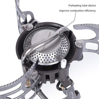 Boundless Voyage High Power Portable Lightweight Stove Camping Gas Stove Fishing Stove for Outdoor Camping Hiking Cooking