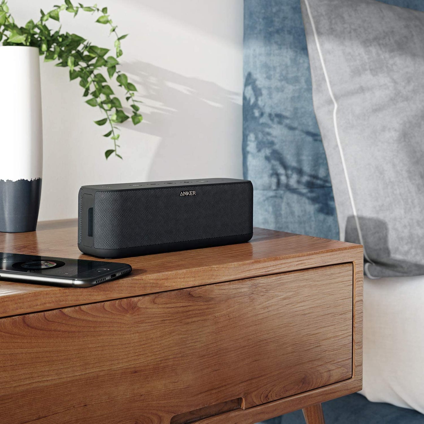 - Upgraded Anker Soundcore Boost Bluetooth Speaker -