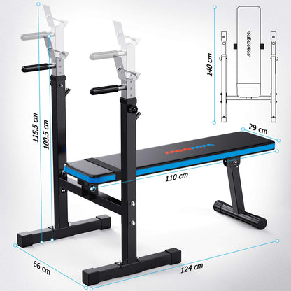 - WINNOW Adjustable Weight Lifting Bench with Dip Station