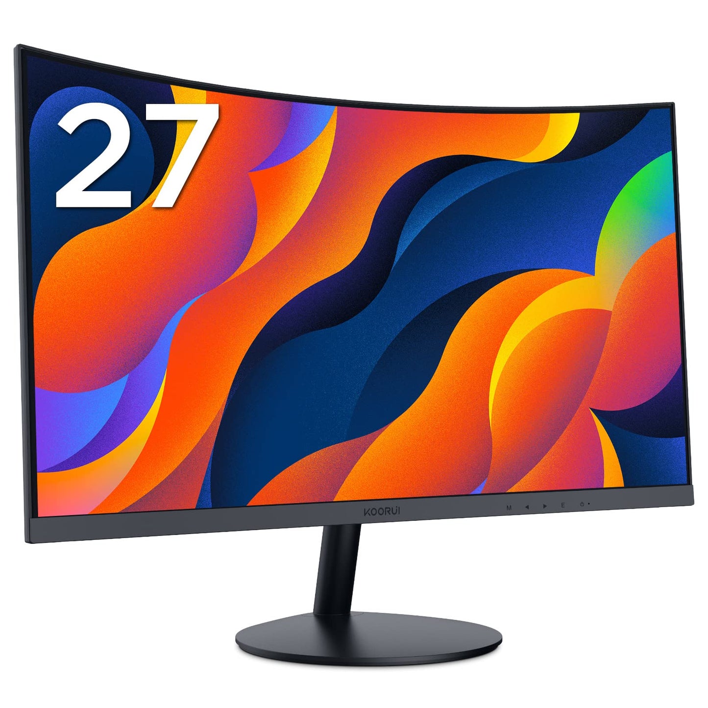- KOORUI 27 Inch Curved Computer Monitor | Full HD 1080P 75Hz Gaming Monitor | LED Monitor HDMI VGA -
