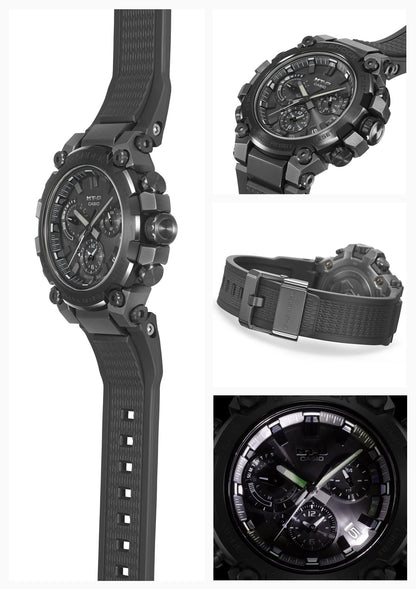 Casio MTG-B3000B-1AJF [G-Shock MTG-B3000 Series Men's Metal Band] Watch Shipped from Japan Released in May 2022, flat black, Sport