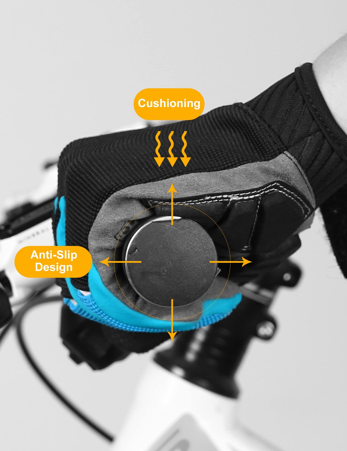 - KUTOOK Cycling Gloves | Mountain Bike Gloves For Men -