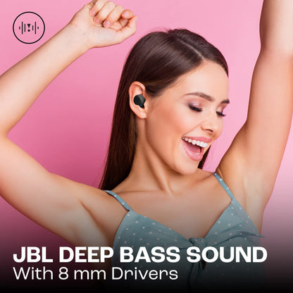 - JBL Wave Buds | In-Ear Wireless Earbuds | IP54 and IPX2 Waterproofing | Powerful Bass and 32 hours Battery Life -