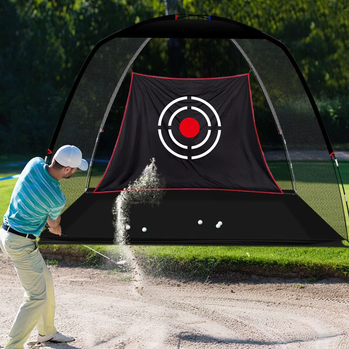 - Golf Practice Hitting Nets | Backyard Driving Indoor Use -