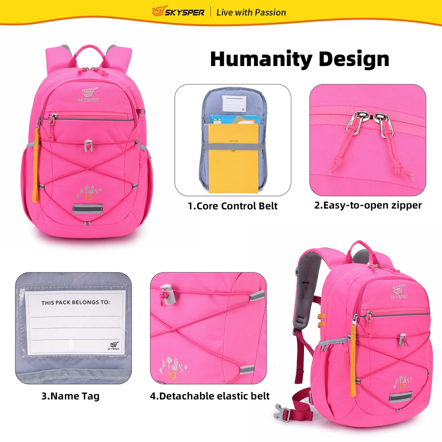 - SKYSPER Kids Backpack | 12L -