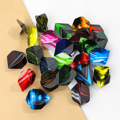 - KALIONE 90Pcs Dart Flights | Standard Dart Flights Durable PET Dart Flights -