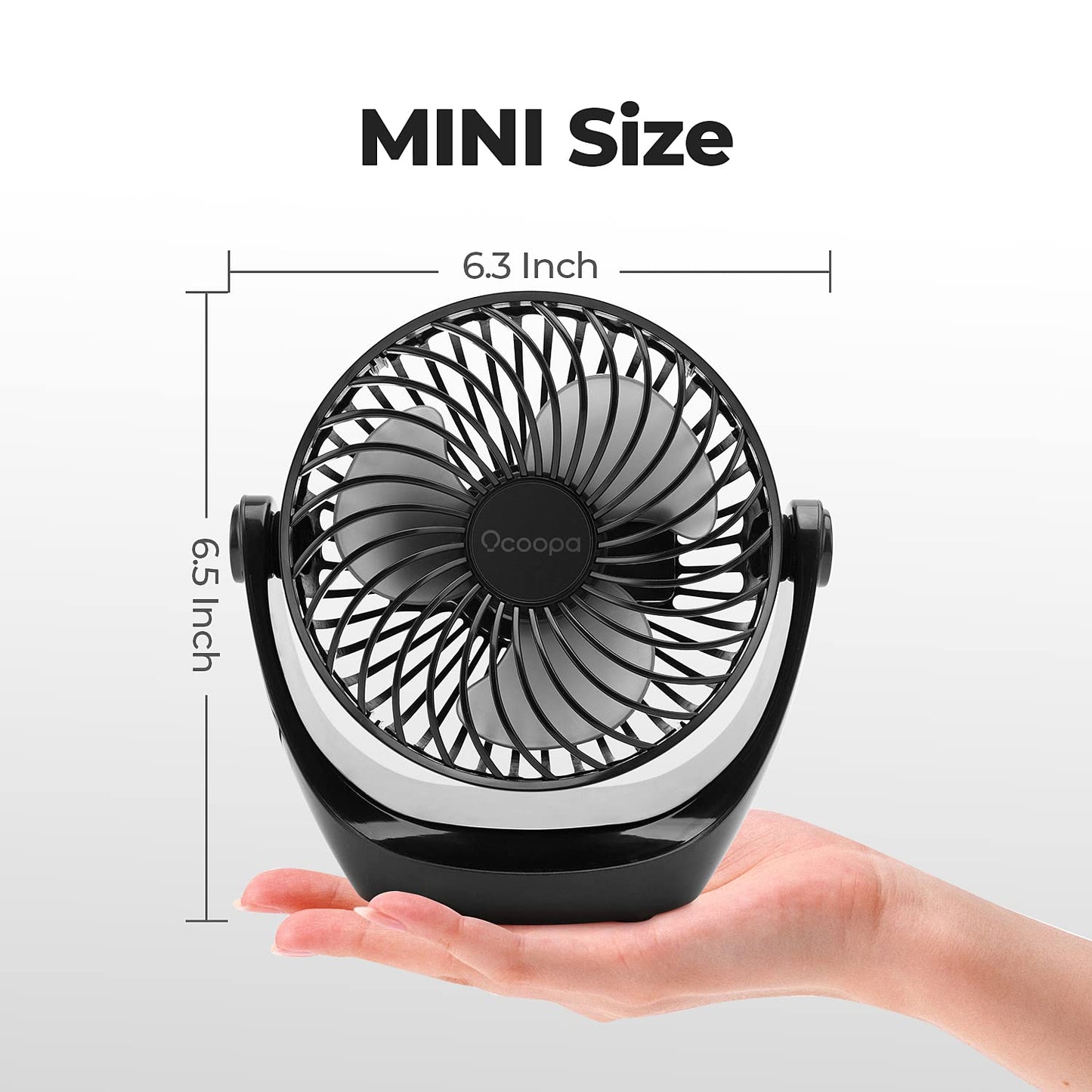 - OCOOPA USB Fan | USB Desk Fan Table Fan | Strong Airflow & Quiet Operation -