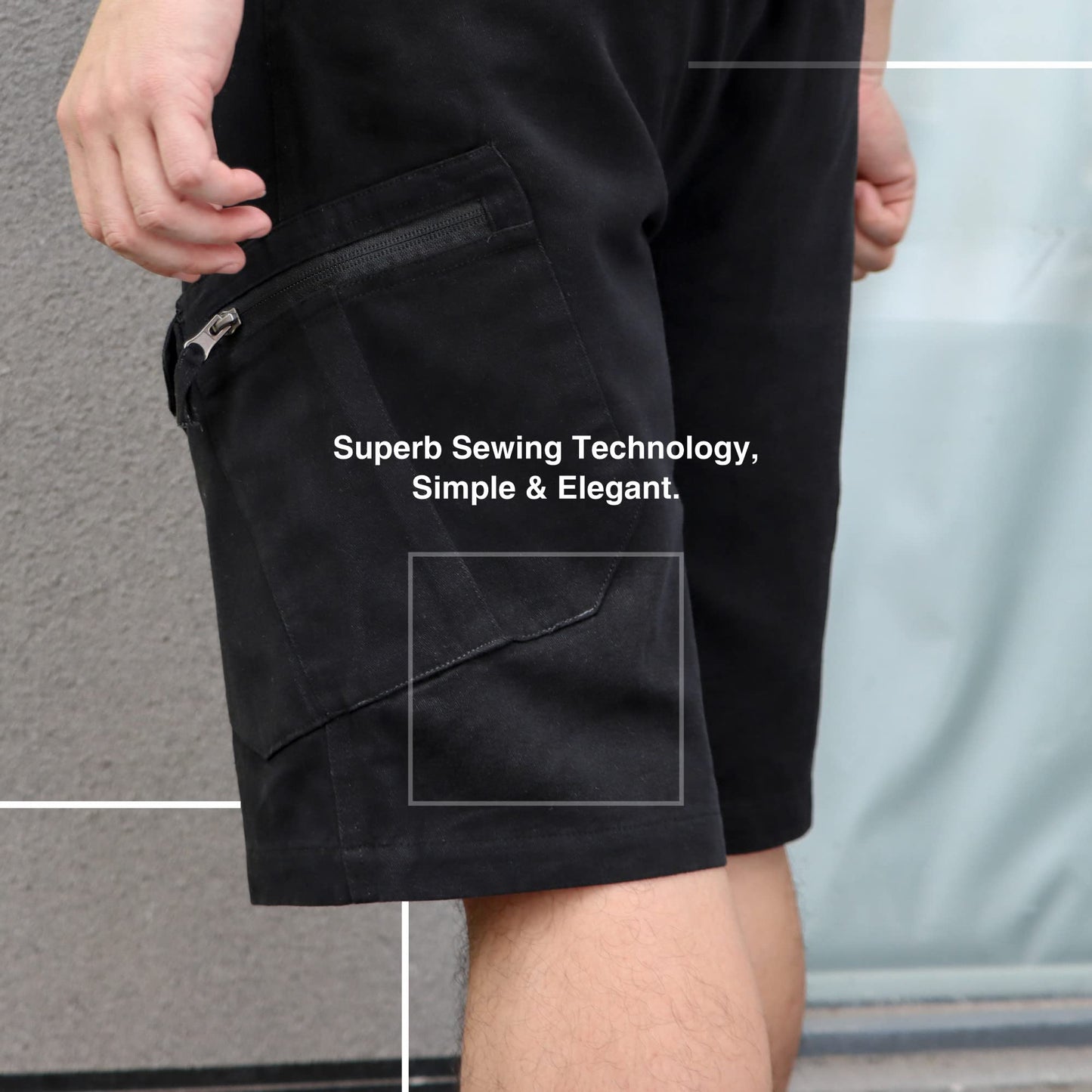 - LY4U Mens Cargo Shorts | Summer Outdoor Casual Hiking Climbing Walking Cotton Shorts -
