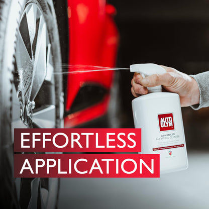 Autoglym Advanced All Wheel Cleaner,1L – Colour Change Technology Reacts With Brake Dust,pH Neutral Car Wheel Cleaner Spray and Alloy Wheel Cleaner Safe For All Wheel Types, Pink